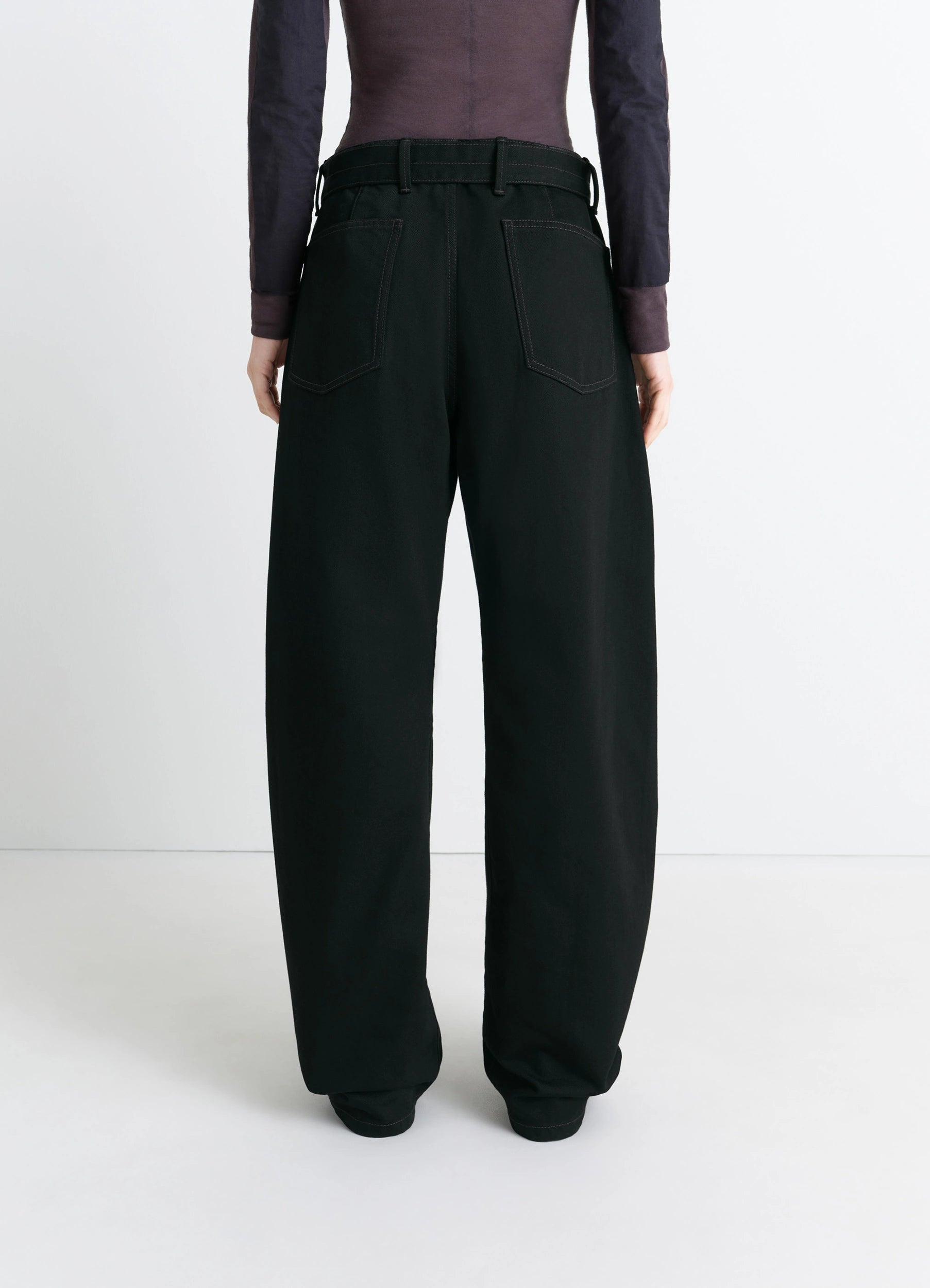 TWISTED BELTED PANTS - 5