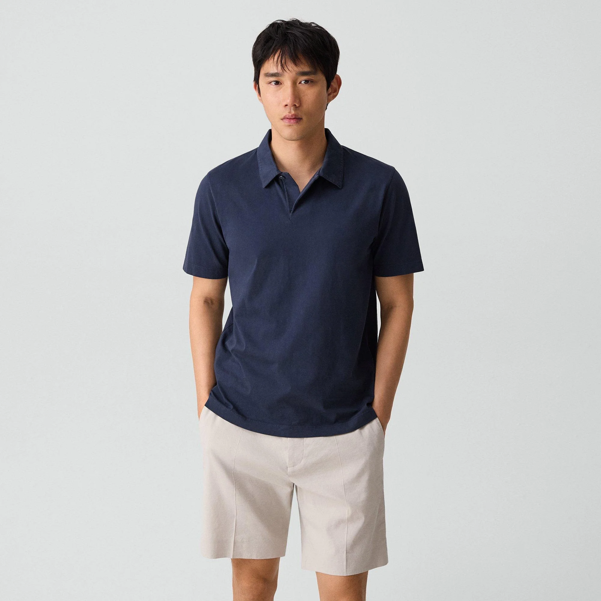 Polo Shirt in Tinted Tee - 1