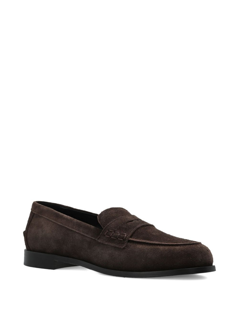 Aeyde suede leather loafers outlook