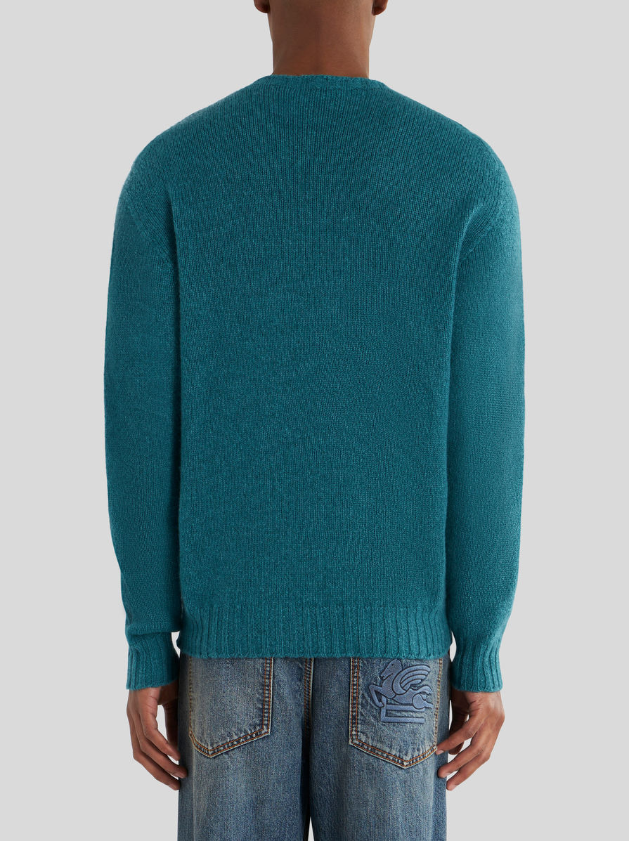 CASHMERE JUMPER WITH LOGO - 4