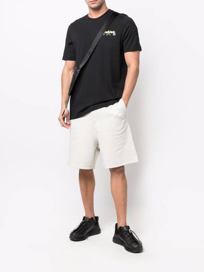 Y-3 straight-leg cotton shorts outlook