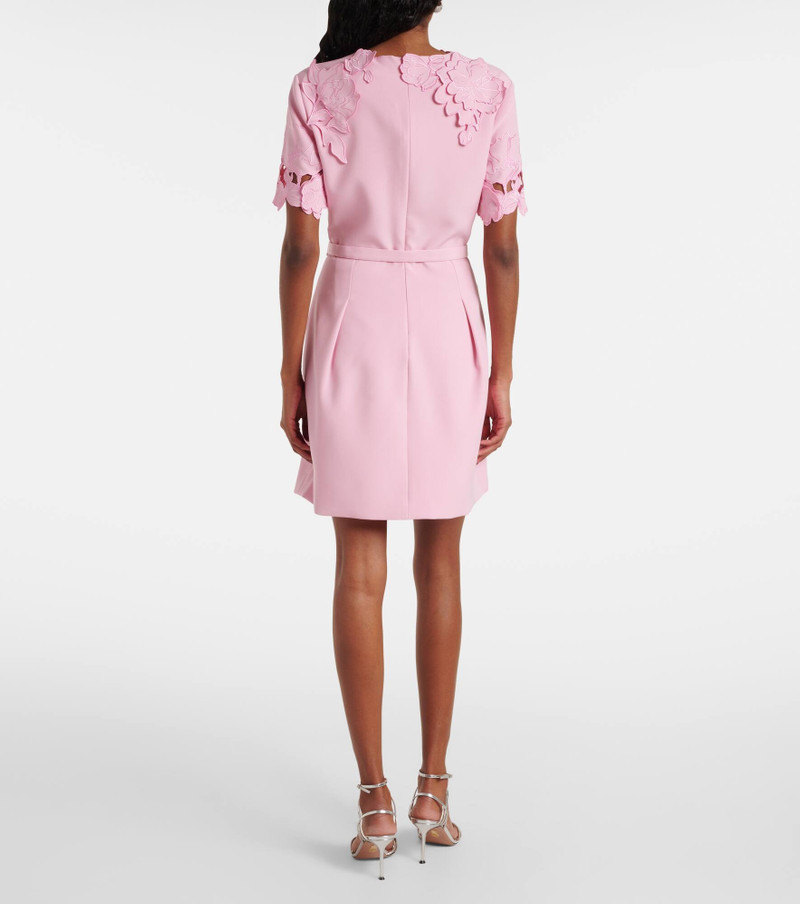 Aurelie floral-appliqué minidress 3
