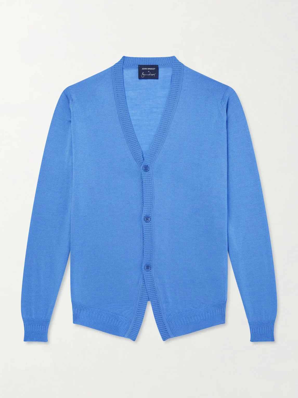 Bill Nighy Merino Wool Cardigan - 1
