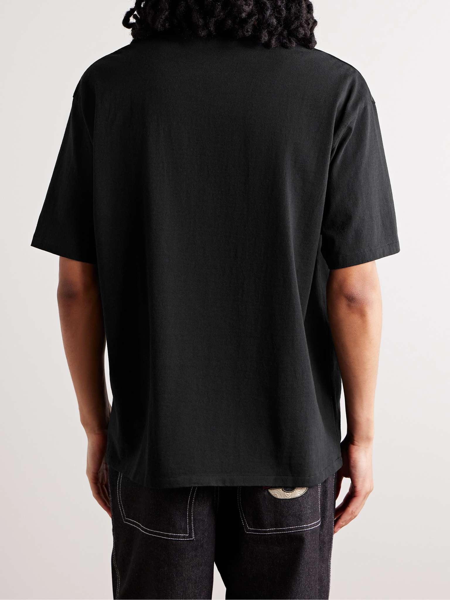 Logo-Print Cotton-Jersey T-Shirt - 4
