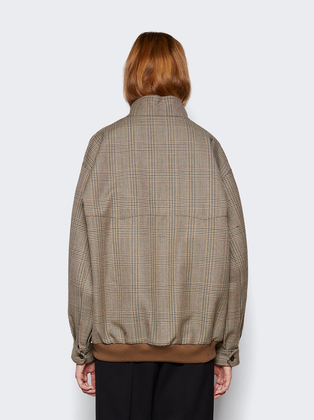 Prince of Whales Checked Jacket Tobacco - 5