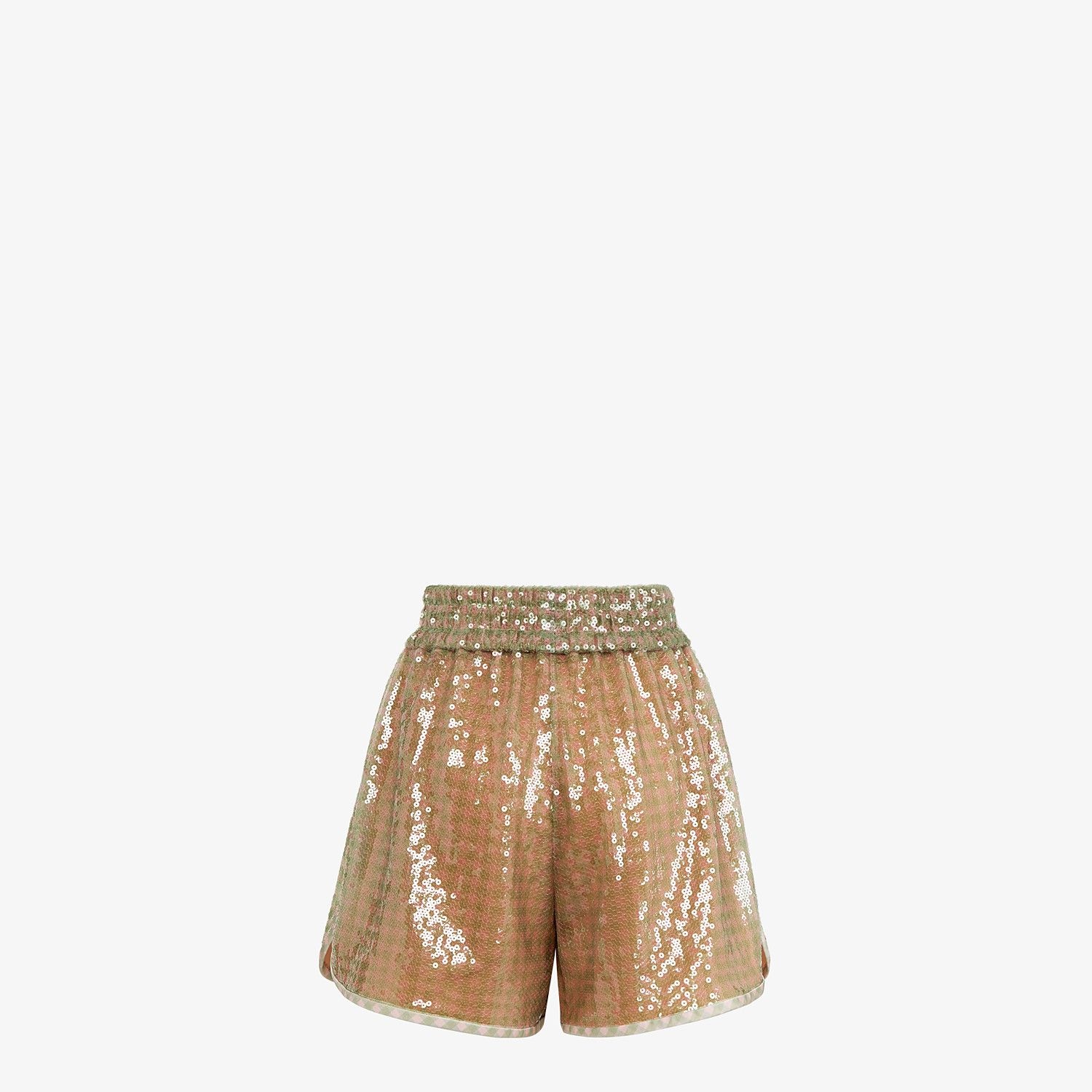 Check sequin shorts - 2