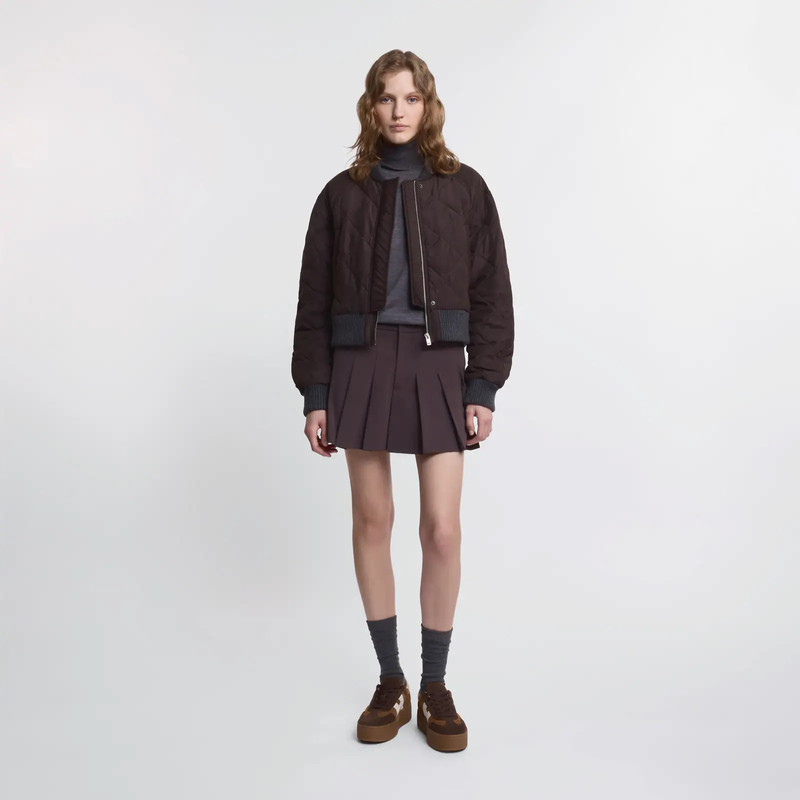 HOGAN Cropped bomber jacket outlook