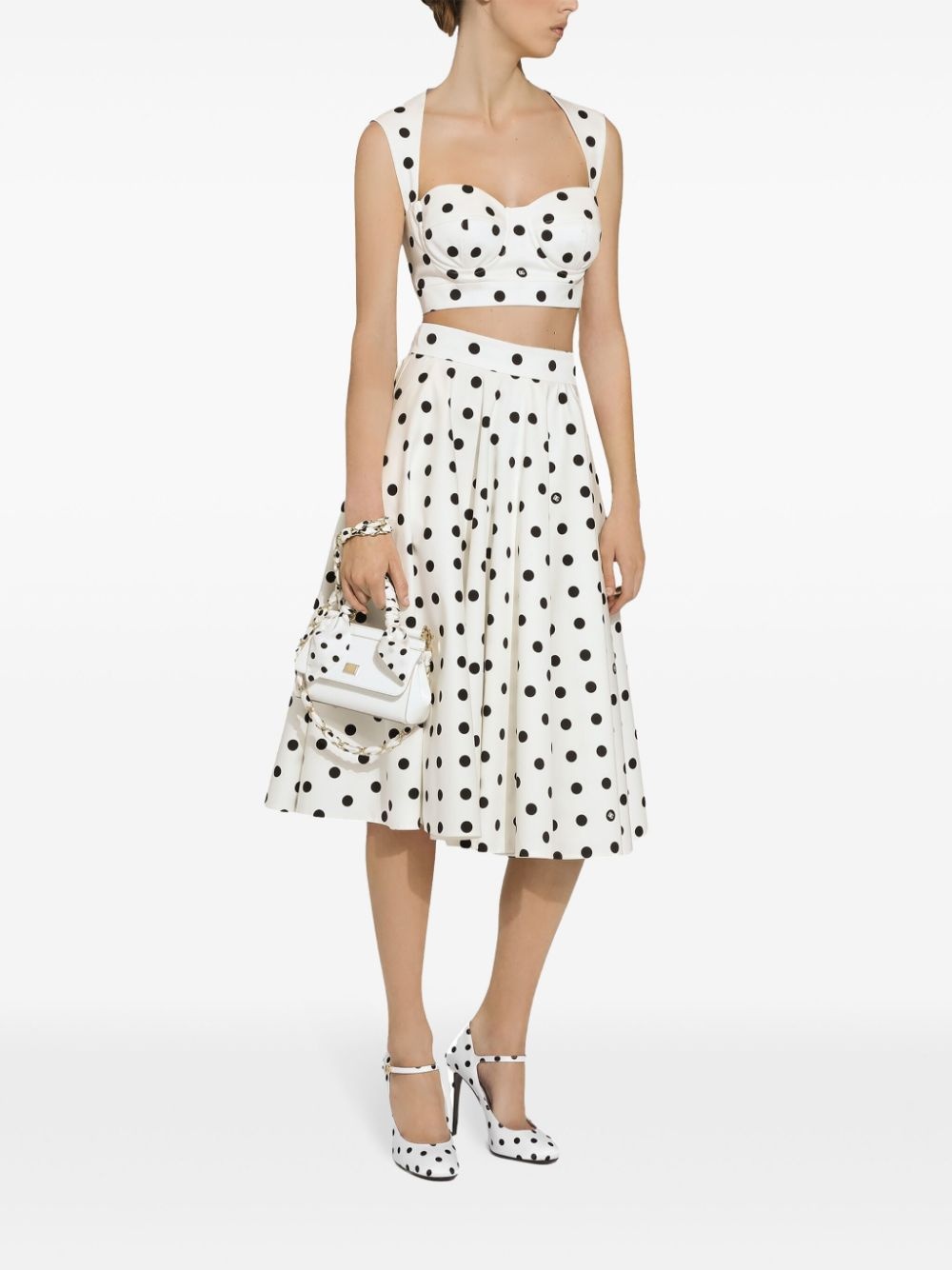 polka-dot corset top - 3