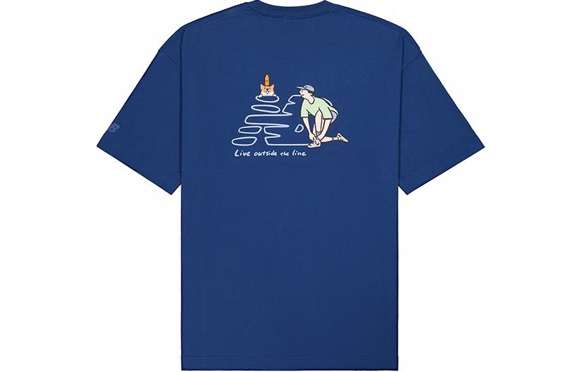 New Balance Graphic T-Shirt 'Blue' NEE26041-DIG - 2