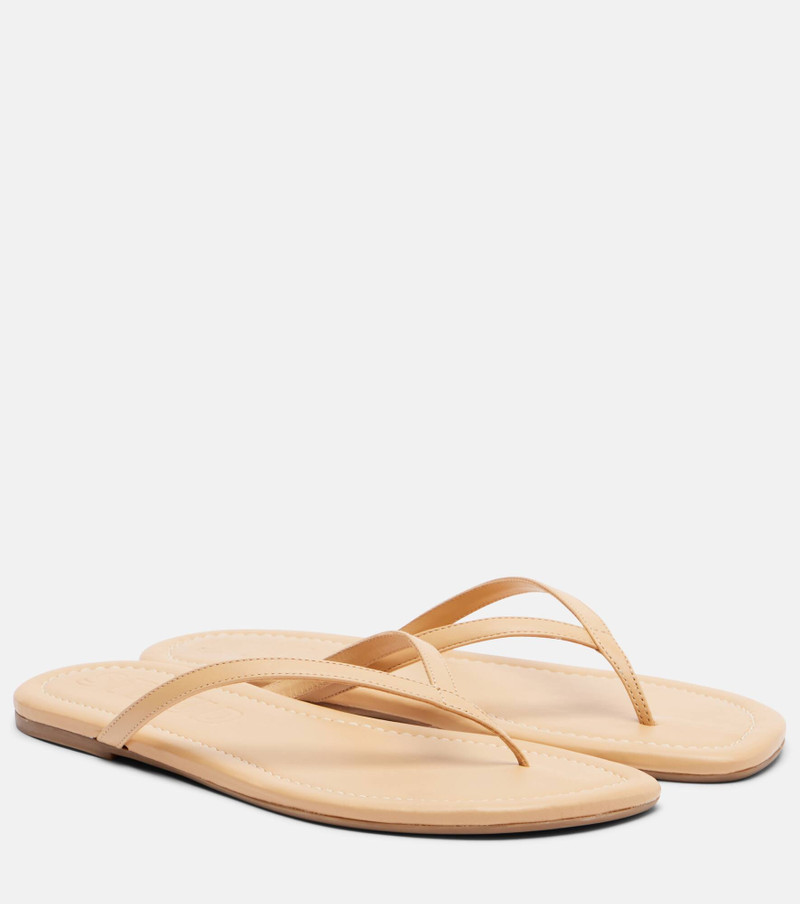 Freja leather thong sandals 1