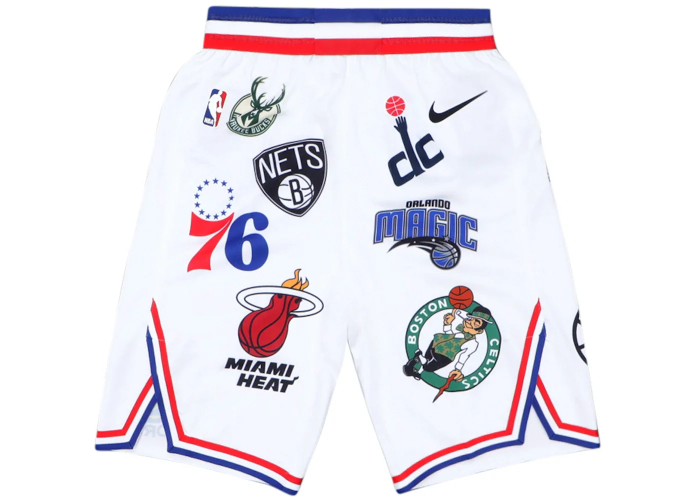 Supreme Nike/NBA Teams Authentic Short White - 1