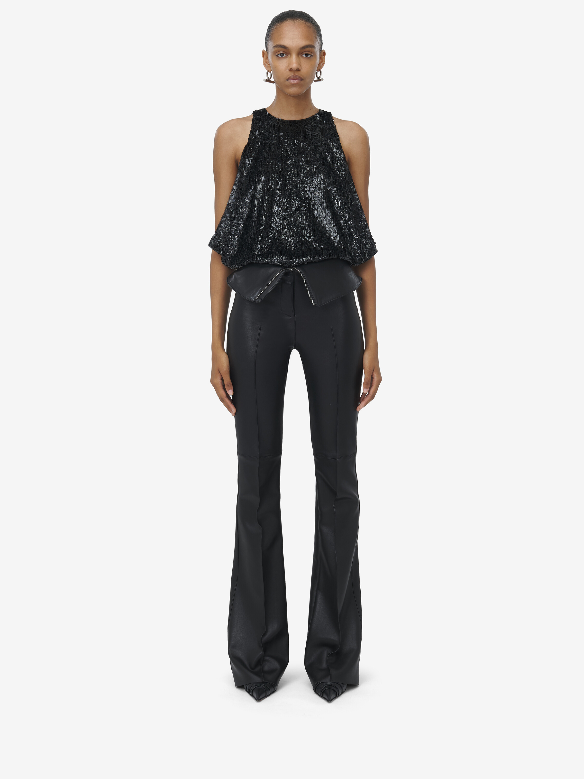 Draped Sequin Top - 3