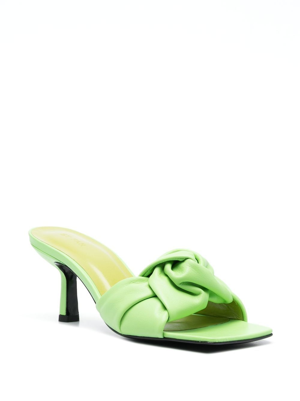 75mm leather knot-detail mules - 2