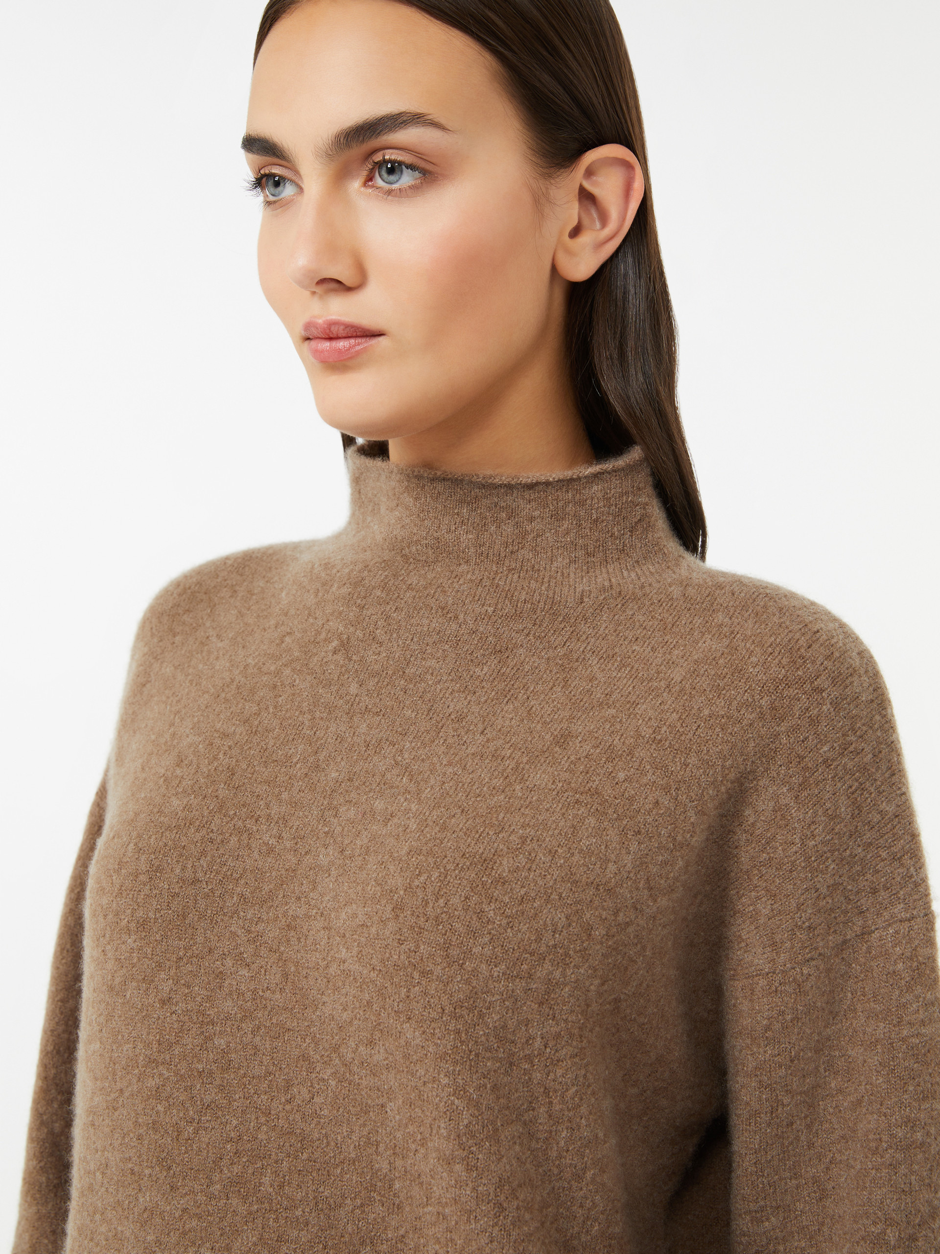 ORLAYA Boxy jumper in stretch cashmere yarn - 5
