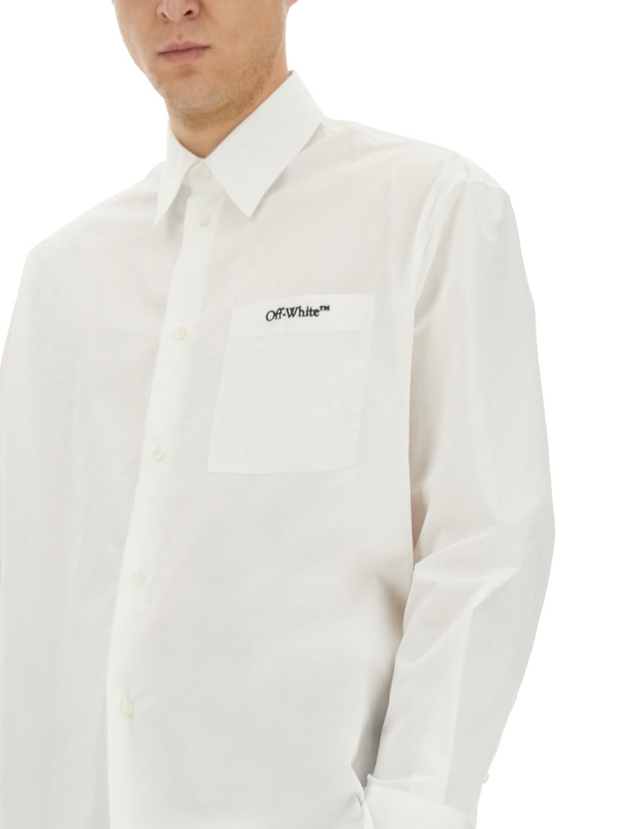 Off-White Men Shirt With Logo - 4