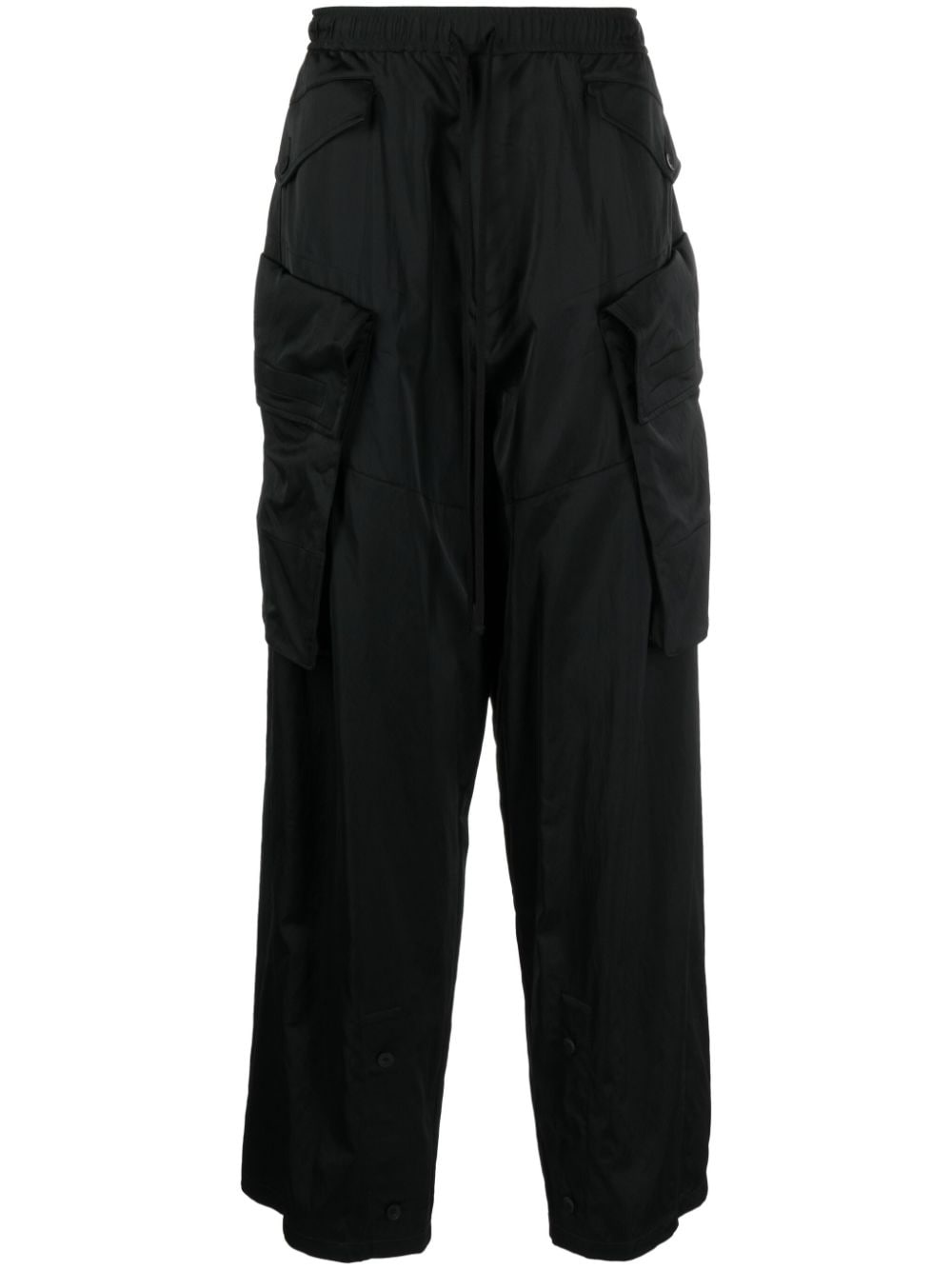 wide-leg cargo trousers - 2