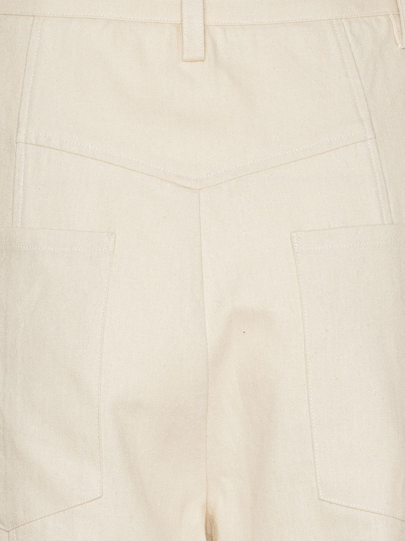 cream tapered trousers 5