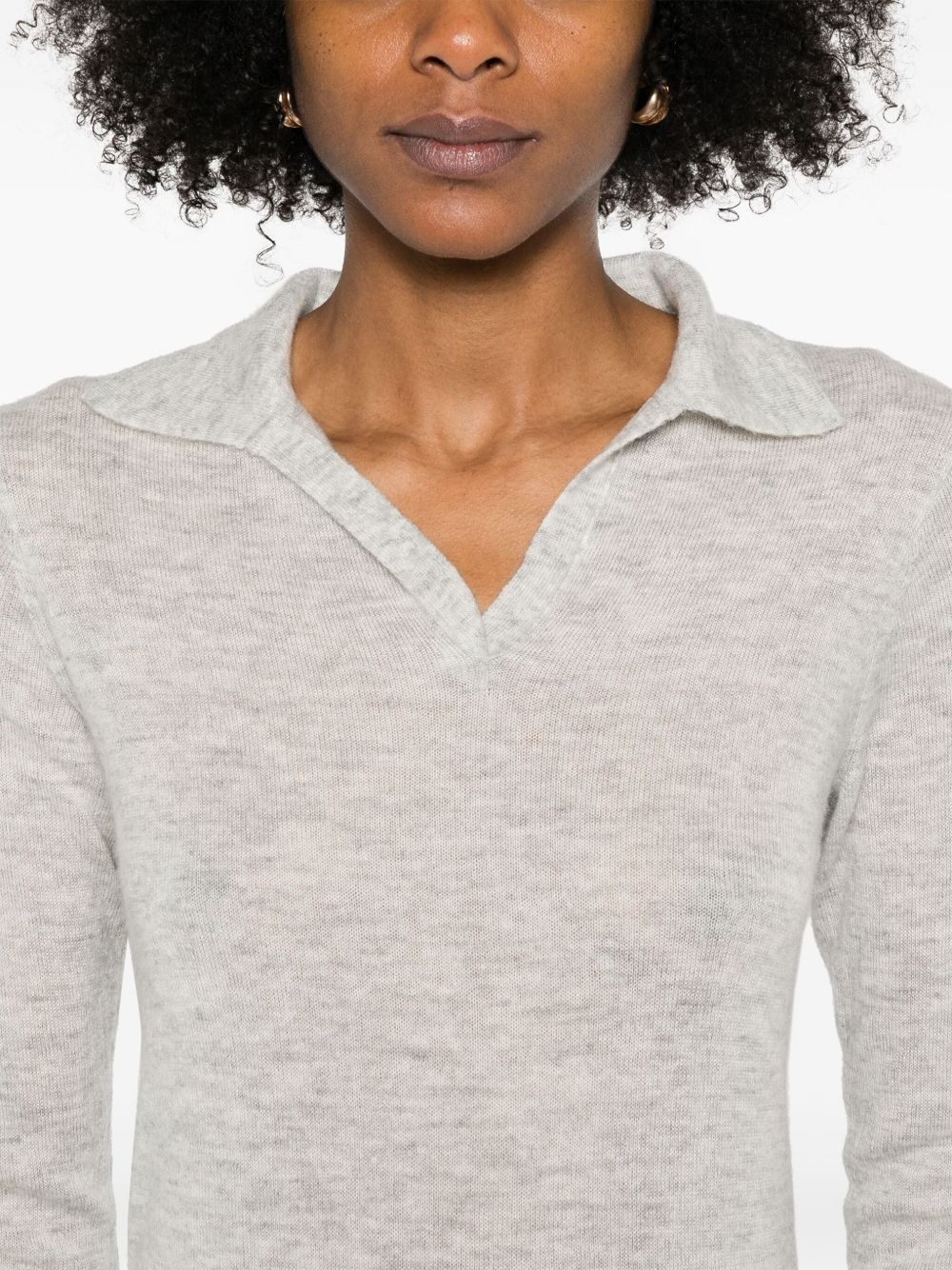 mélange-effect sweater - 5