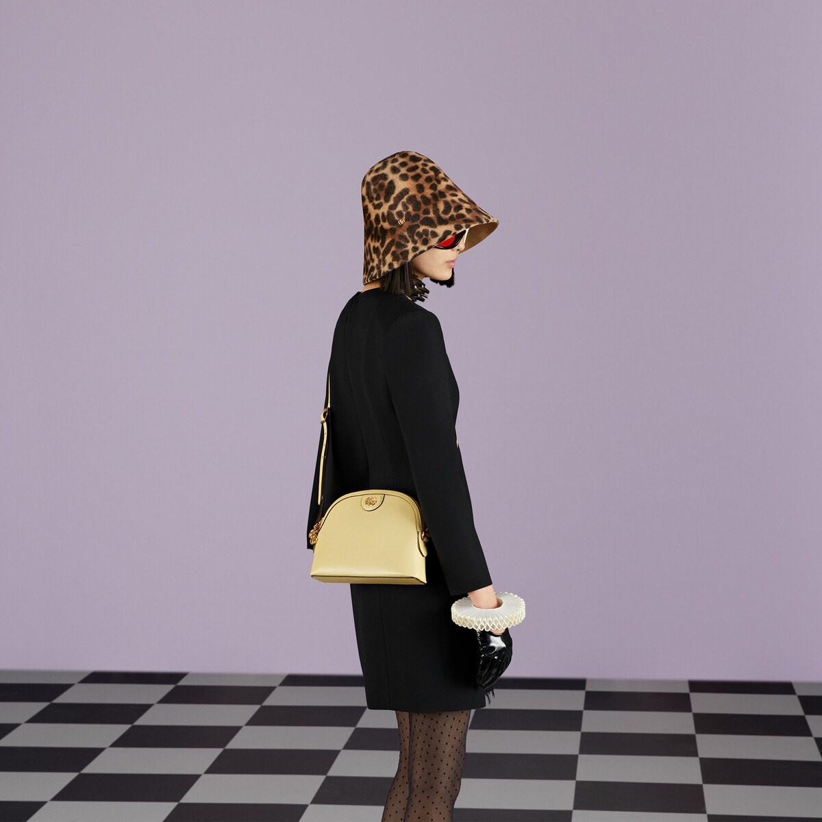 Ophidia small shoulder bag with Double G - 4