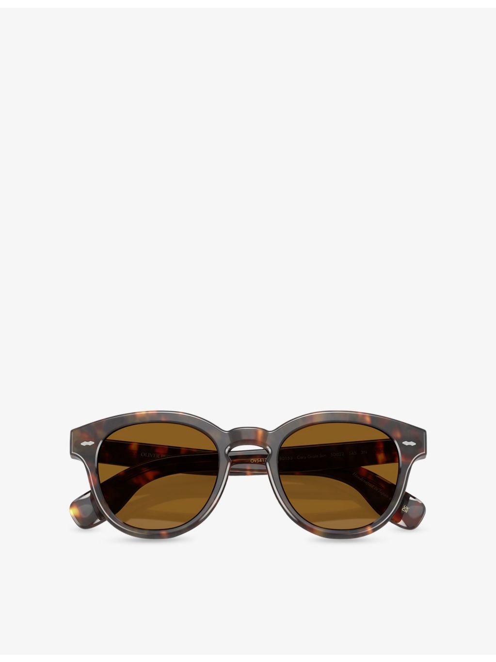 OV5413SU Cary Grant Round-Frame Tortoiseshell Acetate Sunglasses - 5