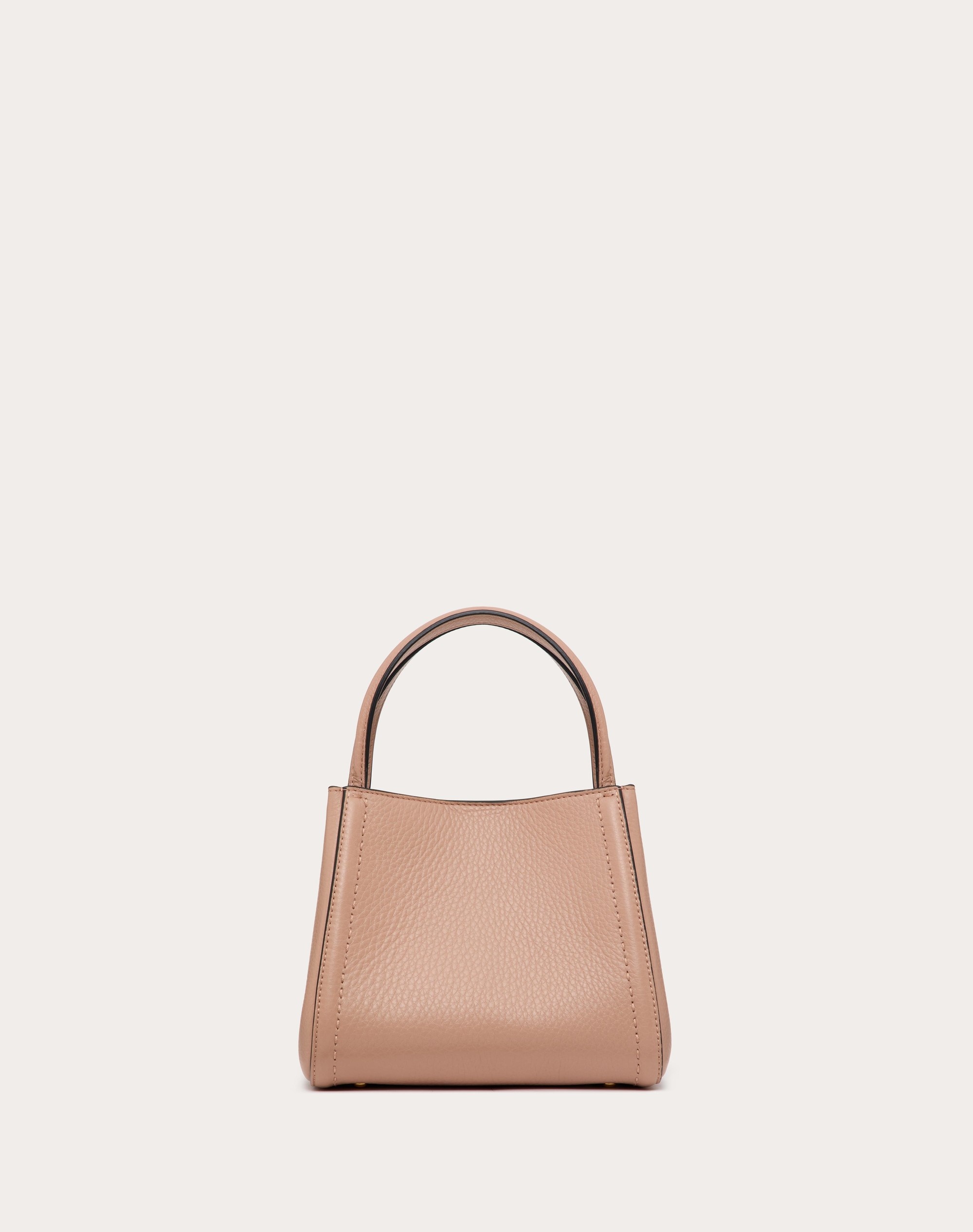 VALENTINO GARAVANI ALLTIME SMALL HANDBAG IN GRAINY CALFSKIN - 4