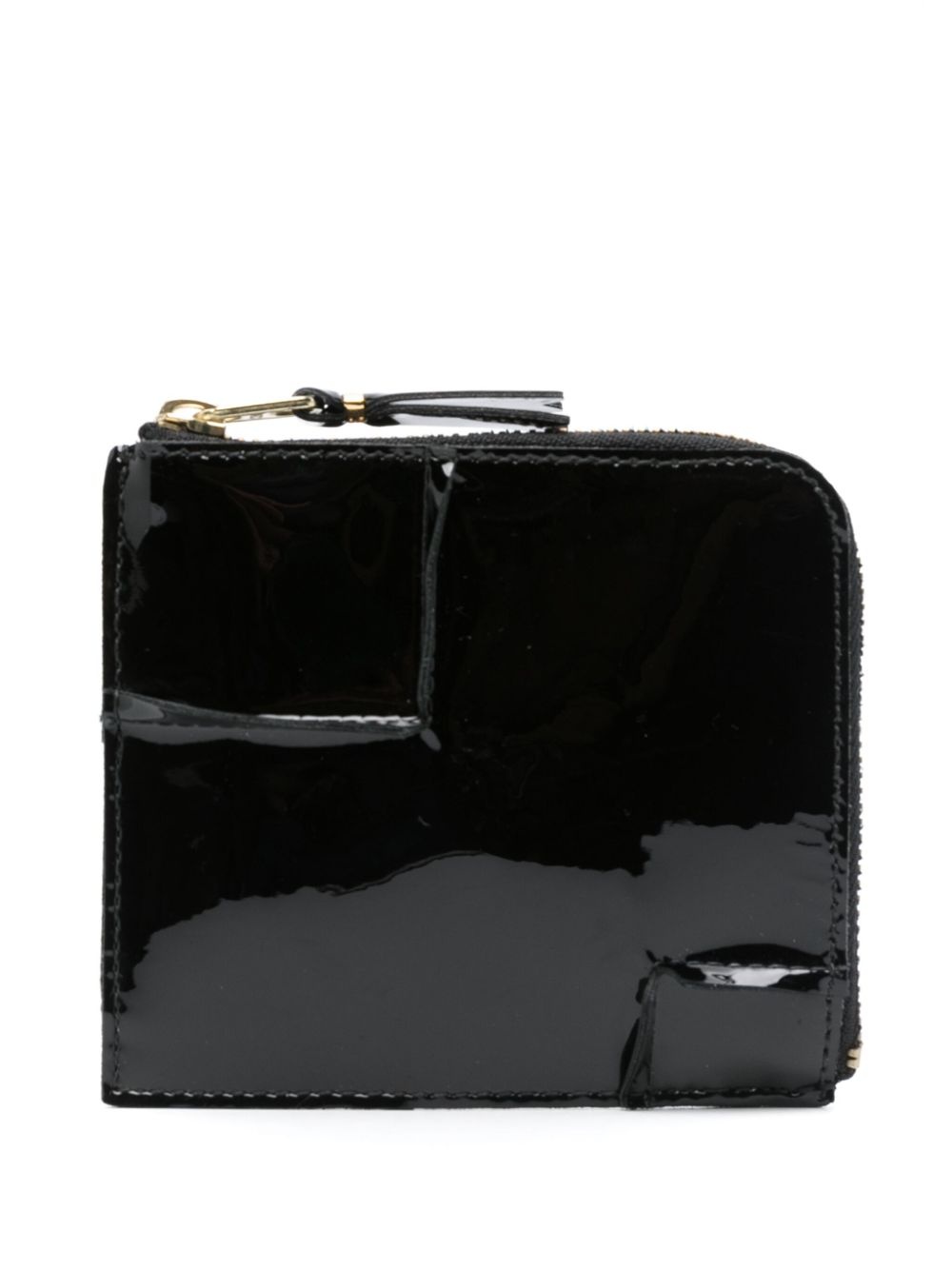 折りたたみ財布 Comme Des Garcons Wallet Wallet Reversed Hem Series Comme des Garçons Wallet Reversed Hem Zip Pouch Black – LESS 17