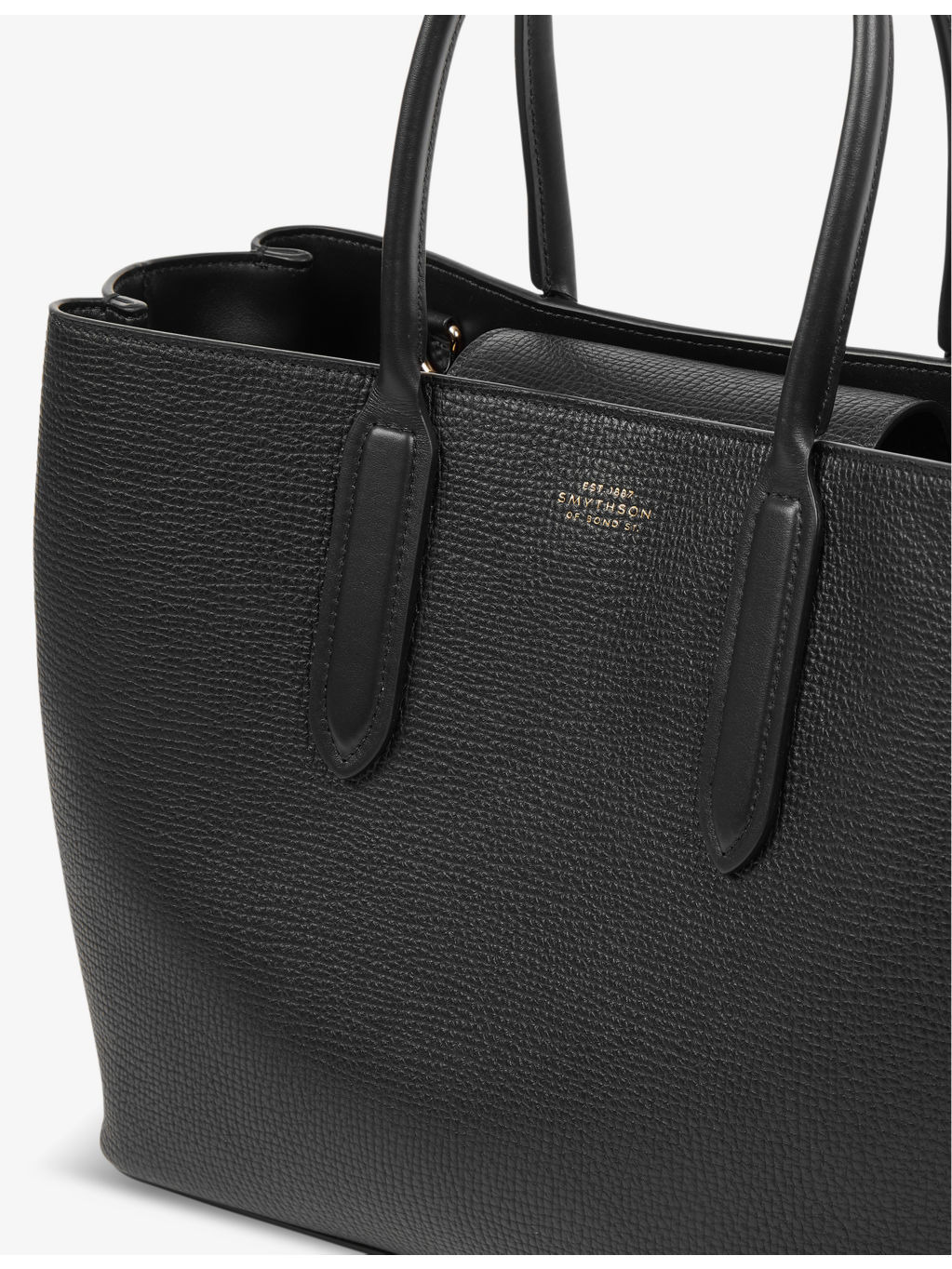 Ludlow Small Day logo-embossed leather tote bag - 6