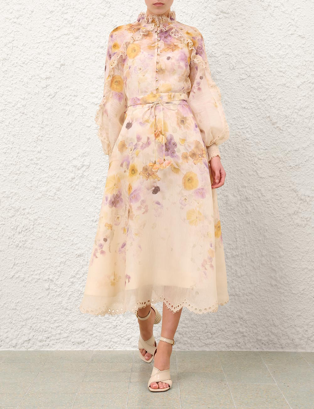 Memento Embroidered Midi Skirt - 2