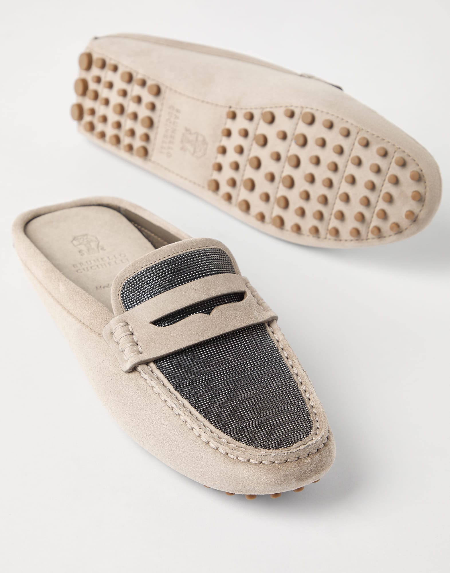 Precious driving mules in suede - 3