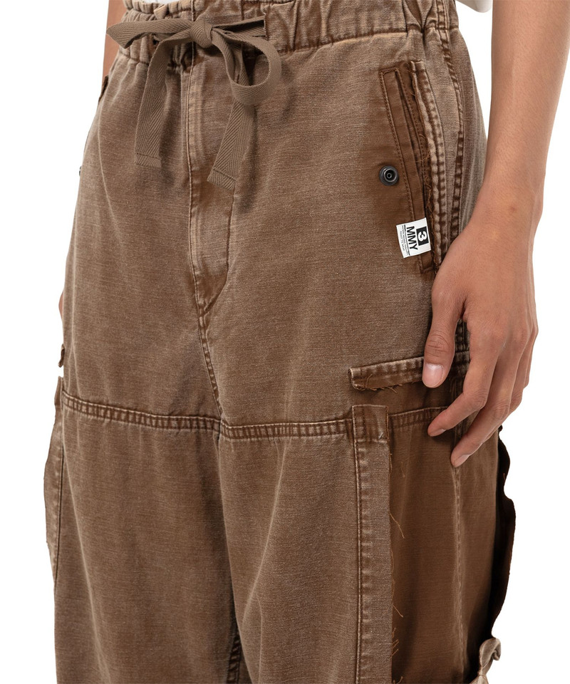 Cotton Satin Cargo Pants 15