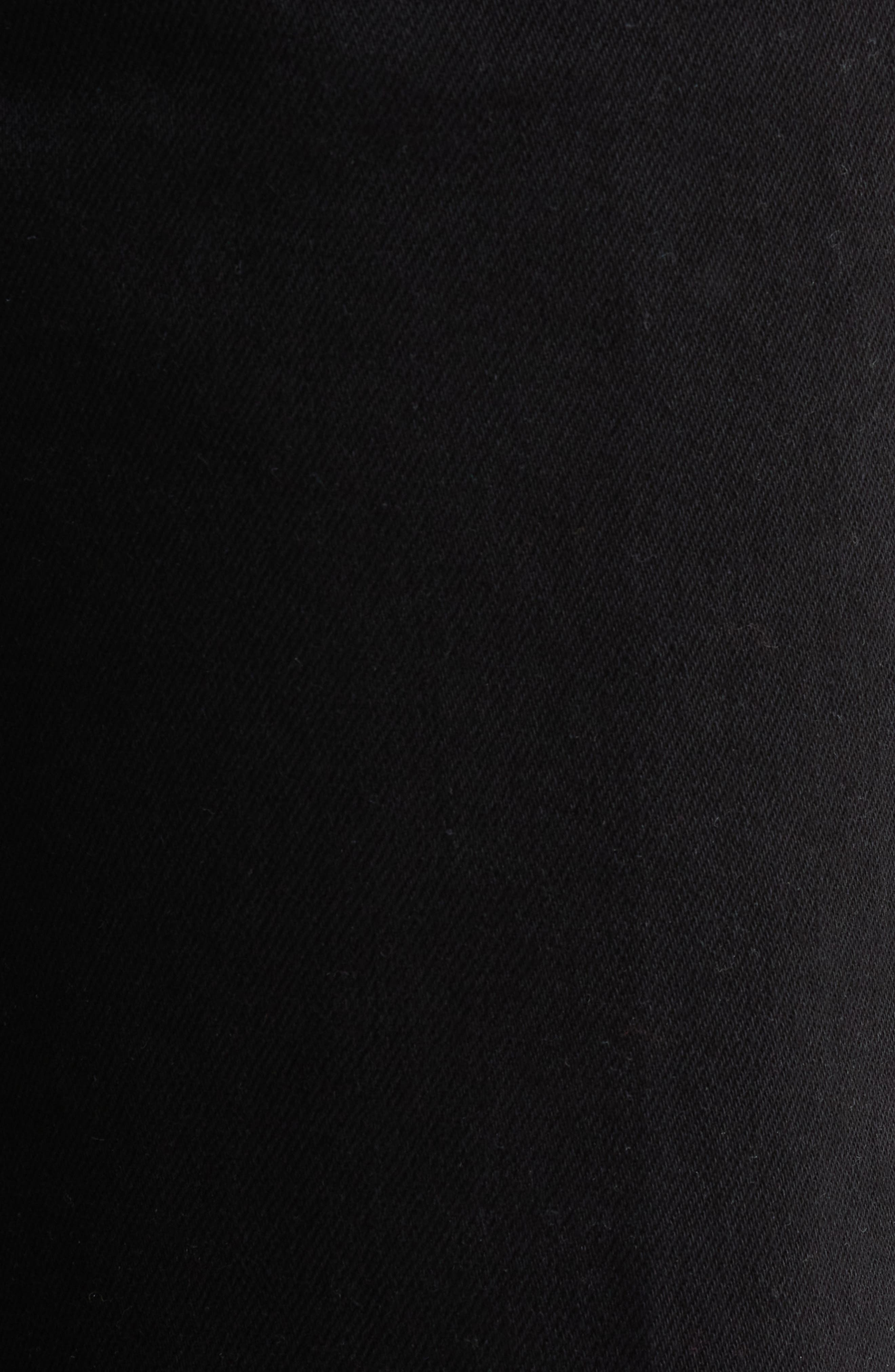 L'AGENCE Blaine Crop Stovepipe Jeans in Noir at Nordstrom - 6