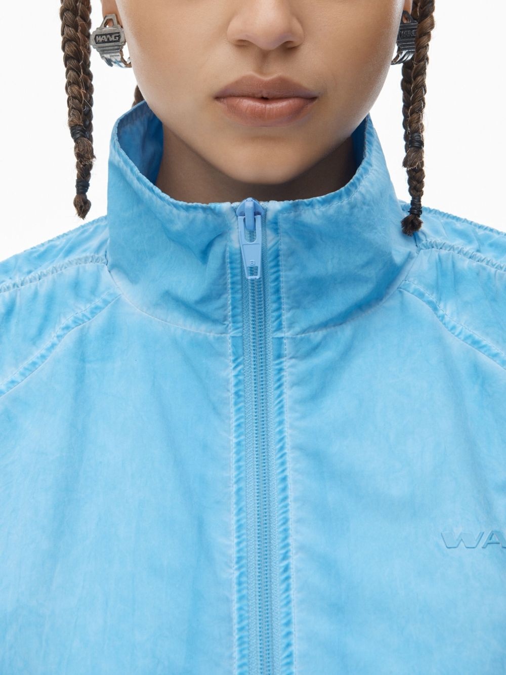 ruched track jacket - 4