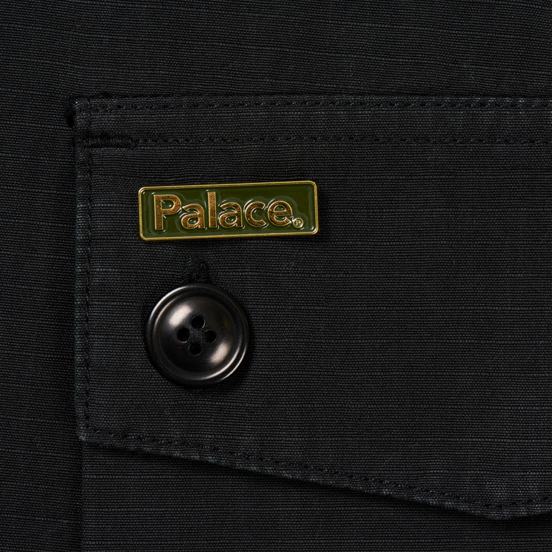 PALACE BARBOUR OFFICER SHIRT BLACK 3