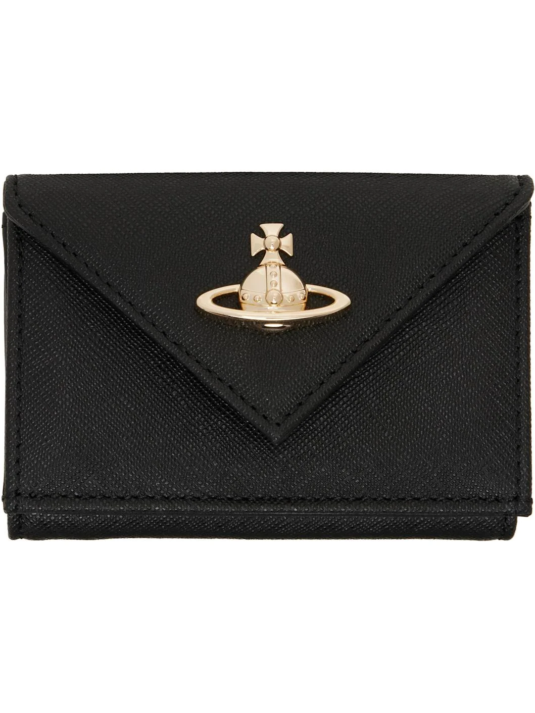Black Envelope Billfold Wallet - 1