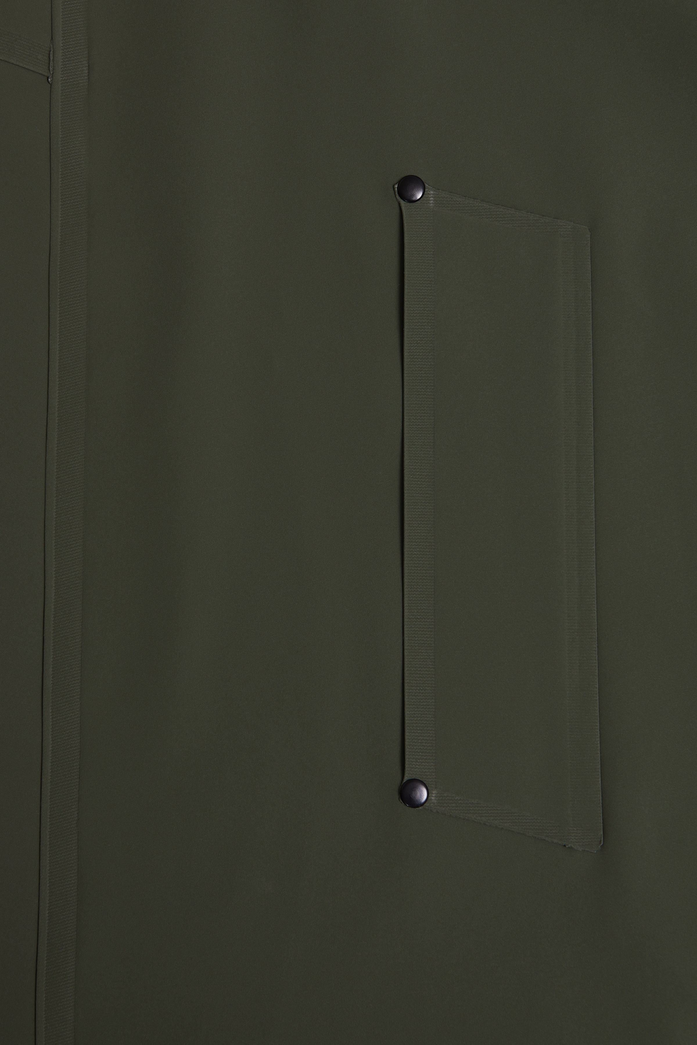 Stockholm Long Matte Print Raincoat Dark Green - 9