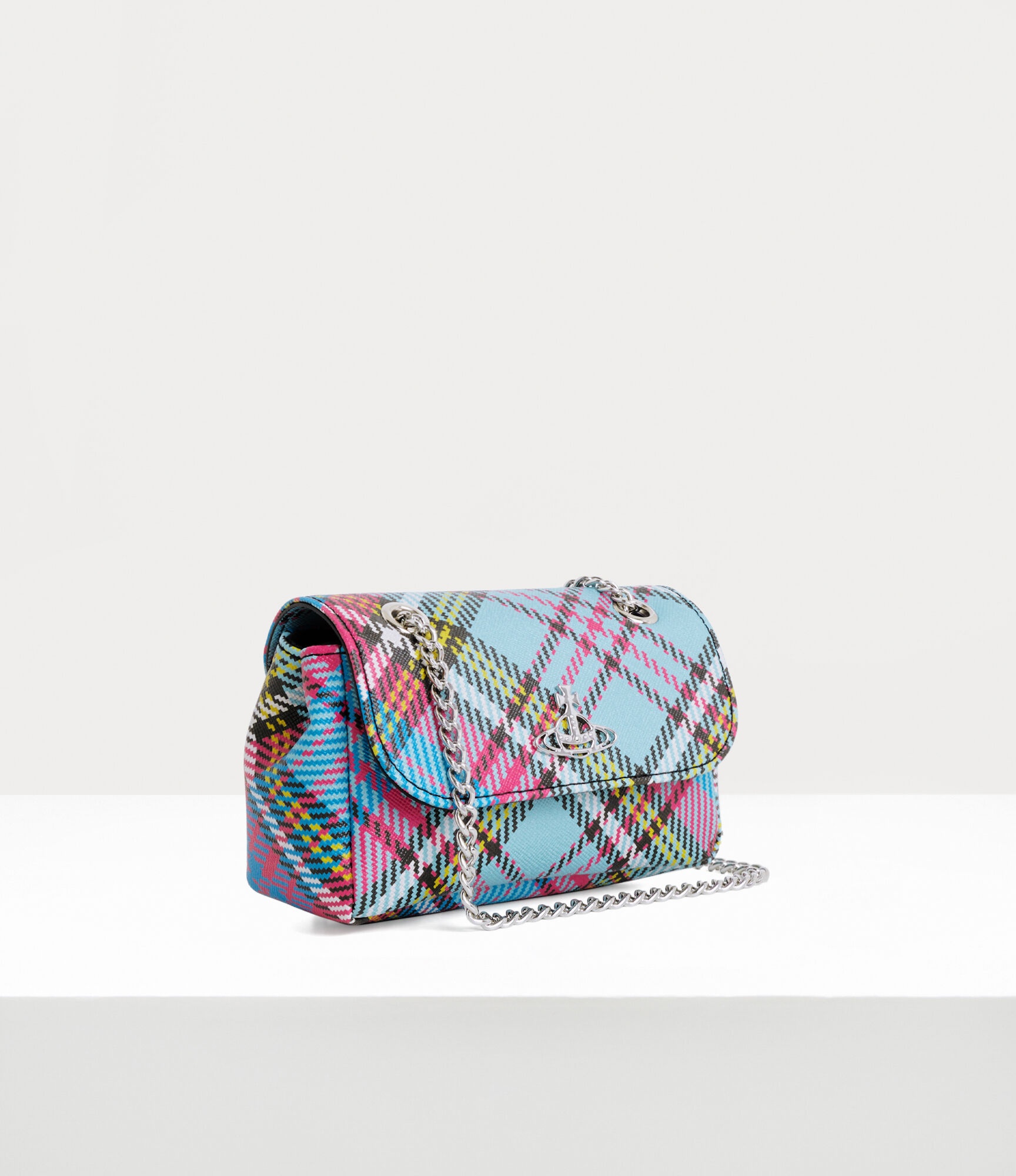 BIOGREEN SAFFIANO PRINTED SMALL PURSE WITH CHAIN - 2