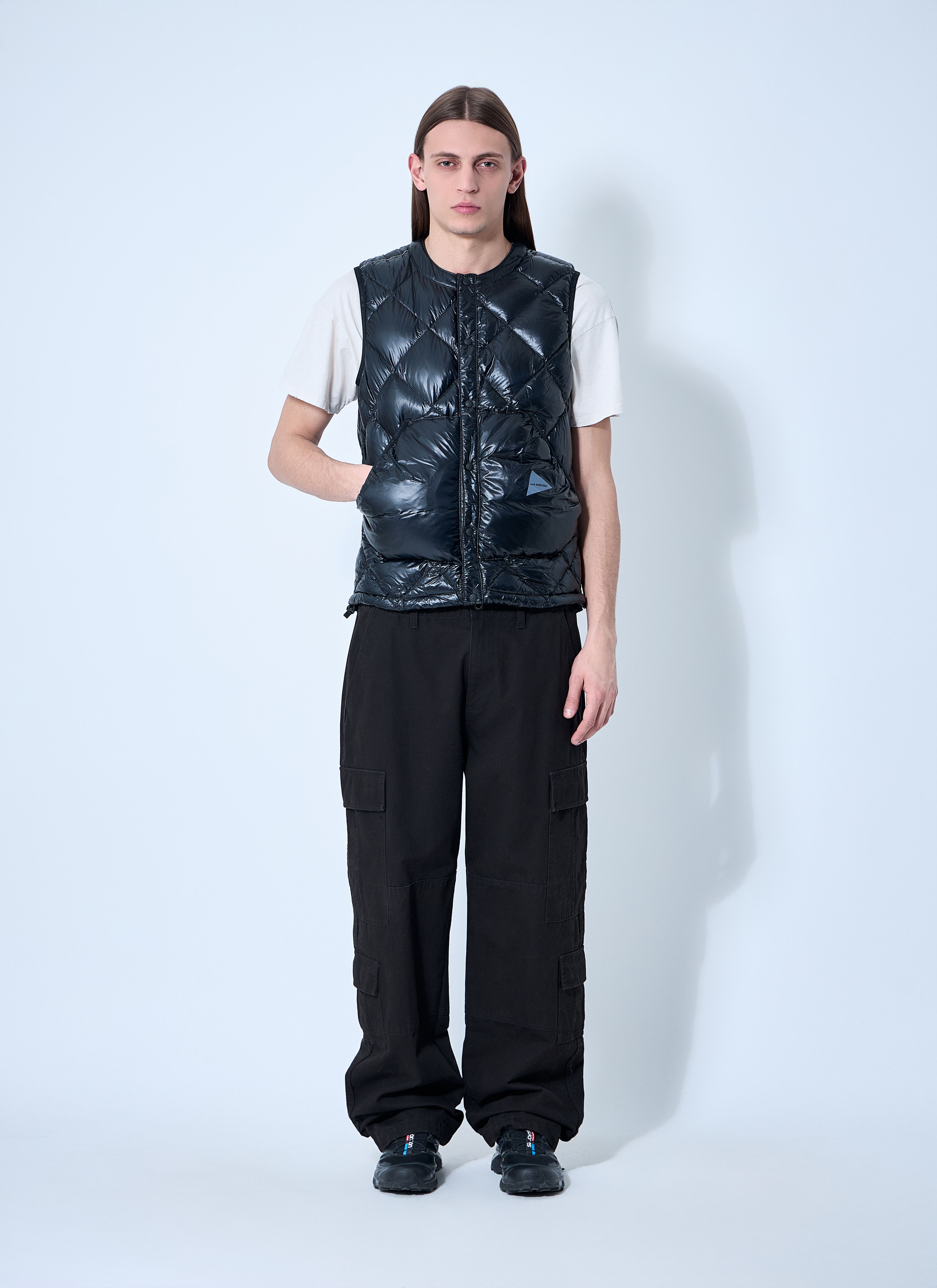 Quilted Down Vest - 2