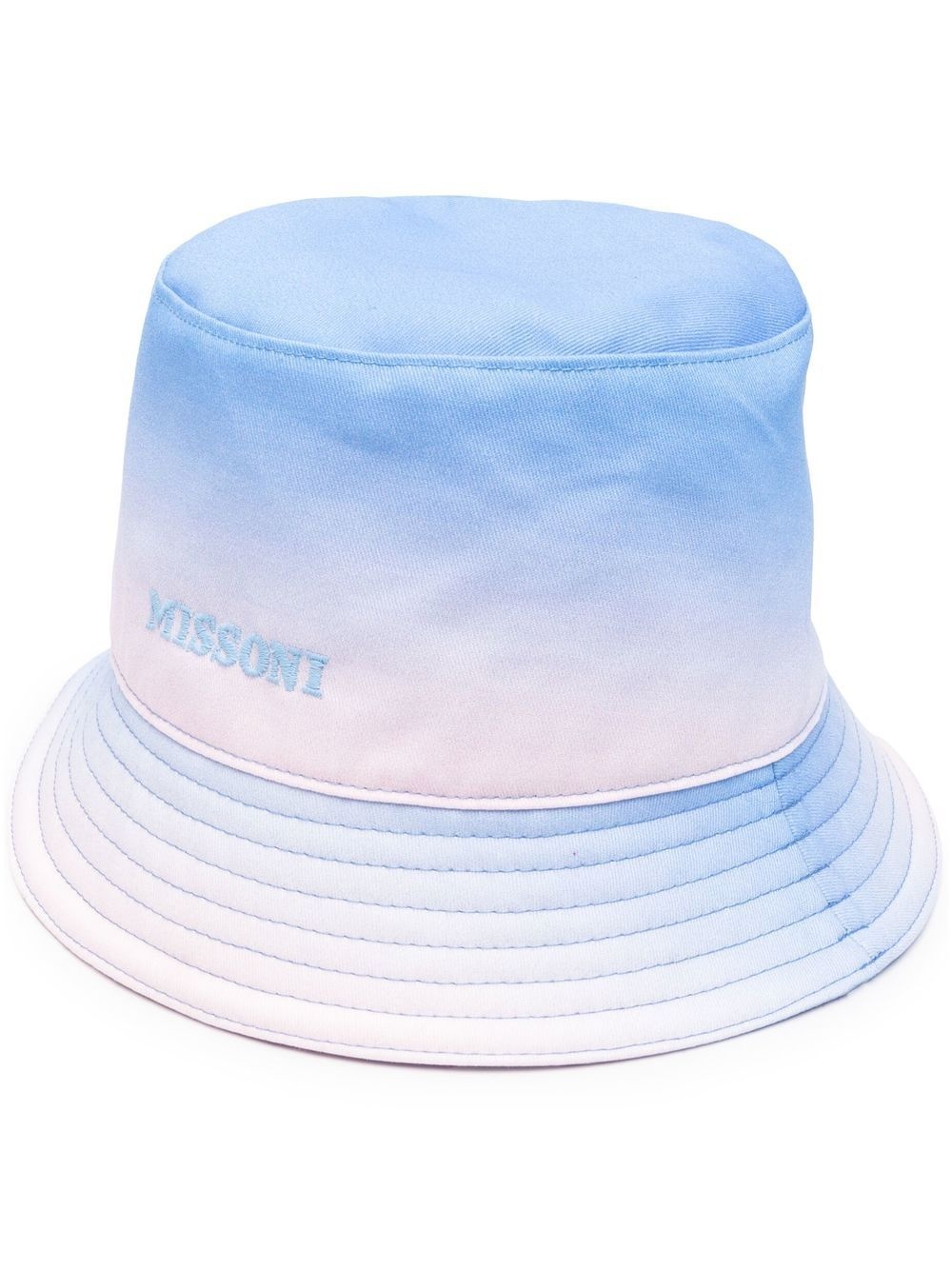 ombre-effect bucket hat - 1