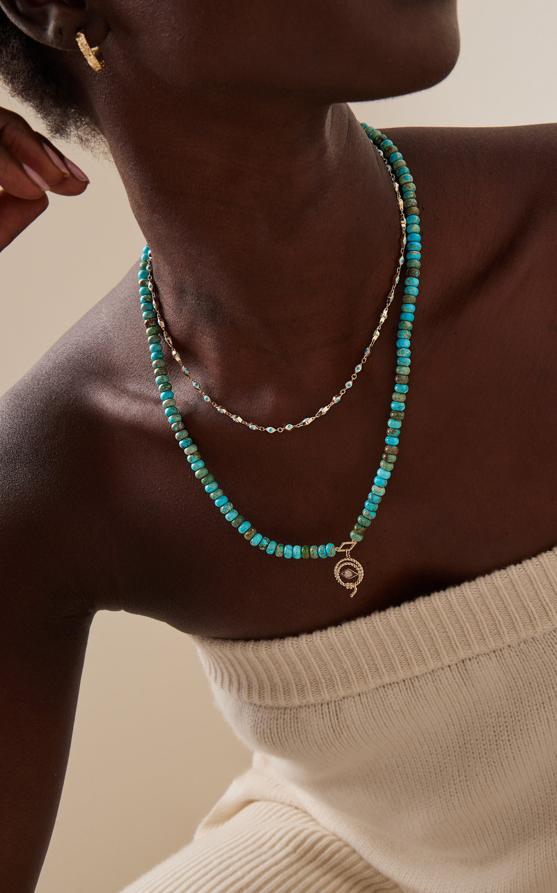 SYDNEY EVAN 14K Gold Charm Necklace gold outlook