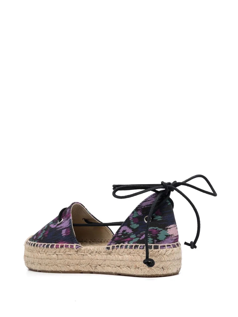 abstract-pattern platform espadrilles - 3