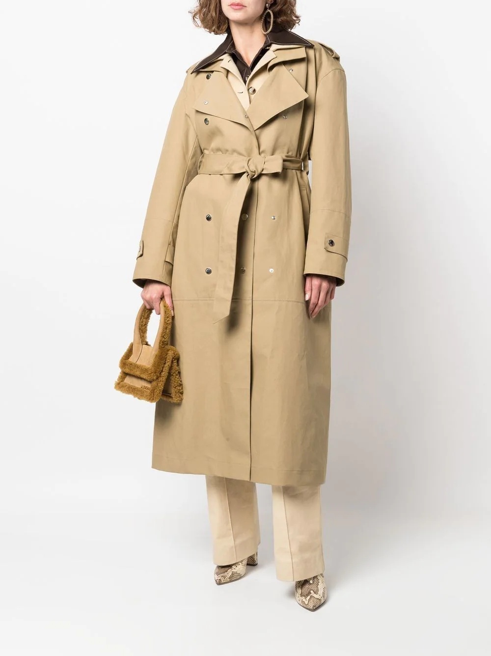oversized trench coat - 2