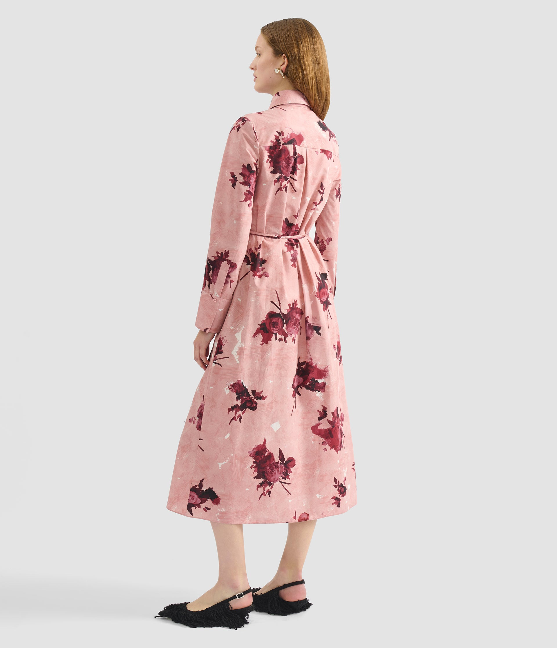 LONG SLEEVE SHIRT DRESS - 3