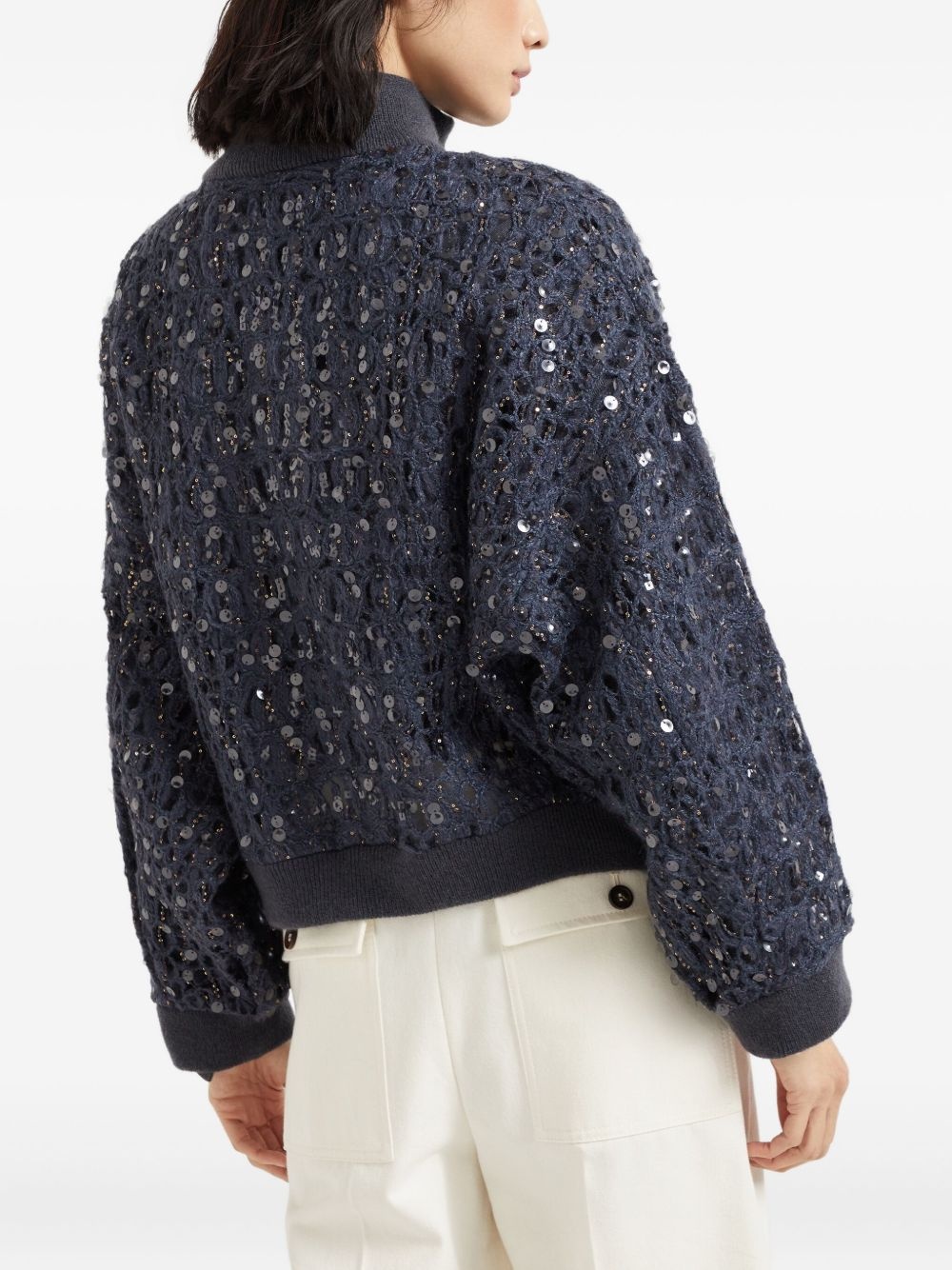 Dazzling embroidered cardigan - 4