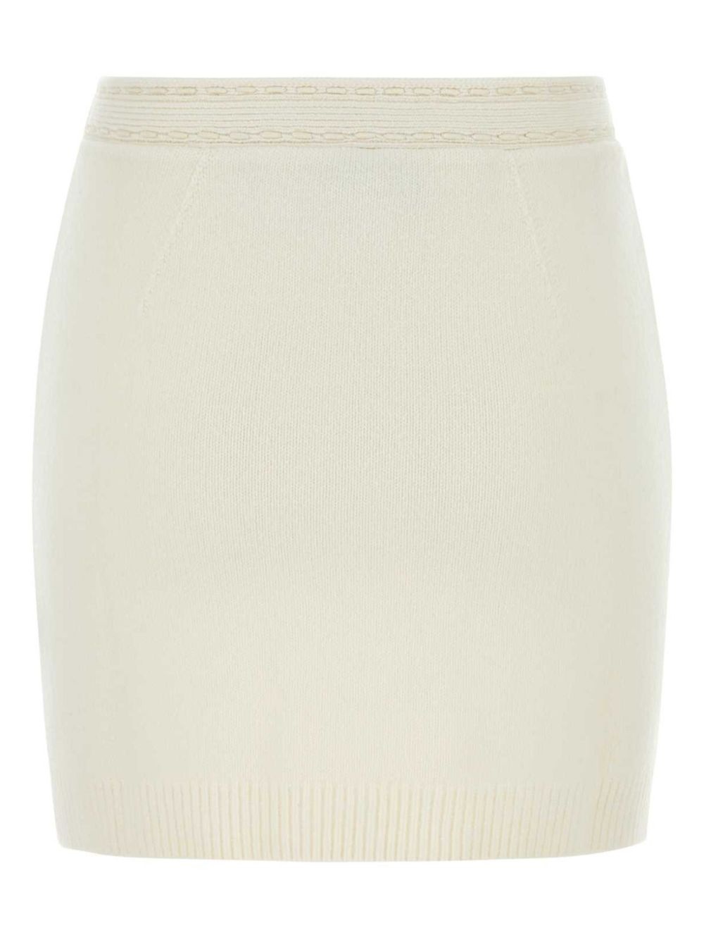 cashmere mini skirt - 2