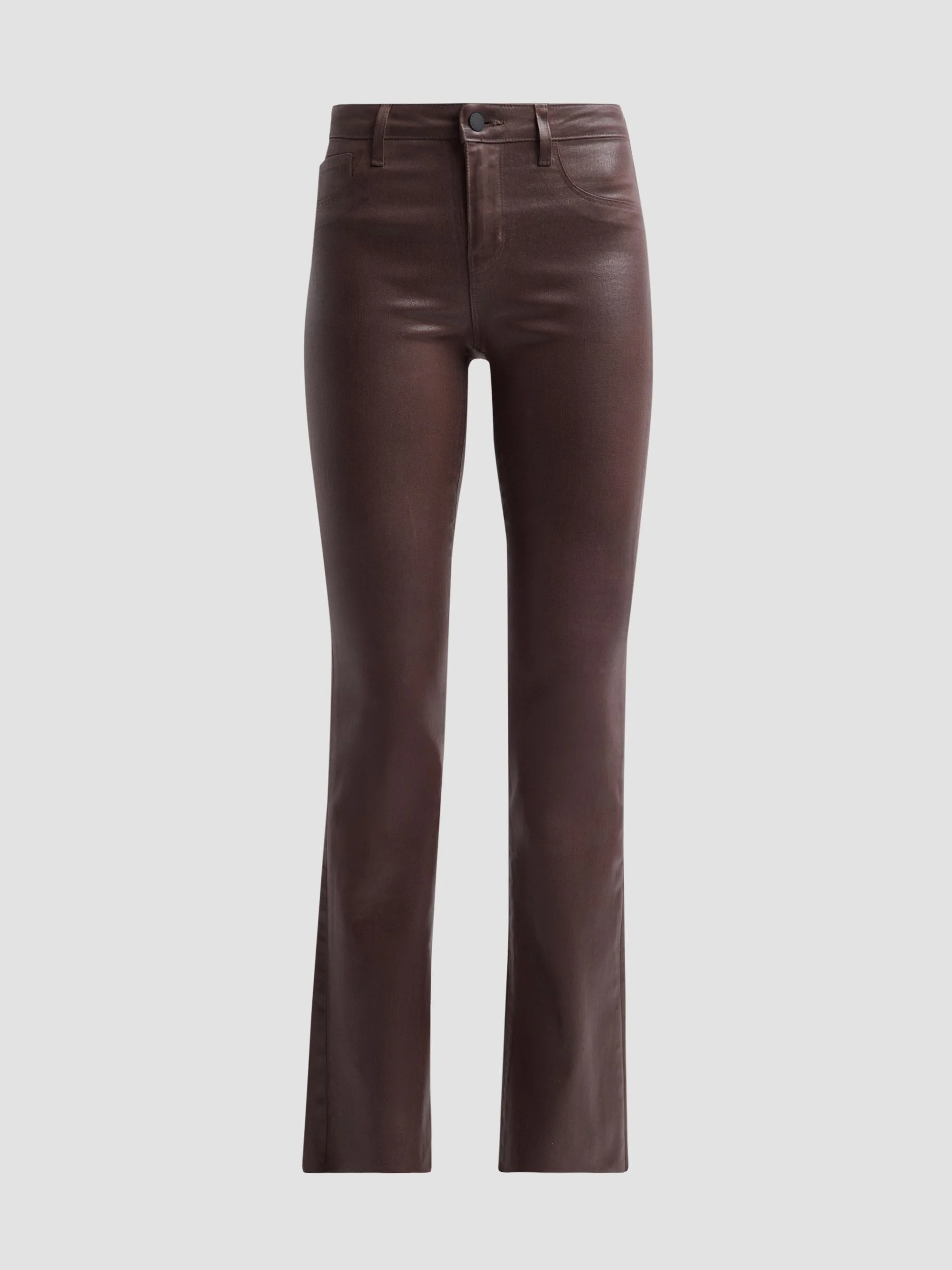 Women's Ruth High-Rise Straight-Leg Coated Jeans - Dark Java Coated - 1