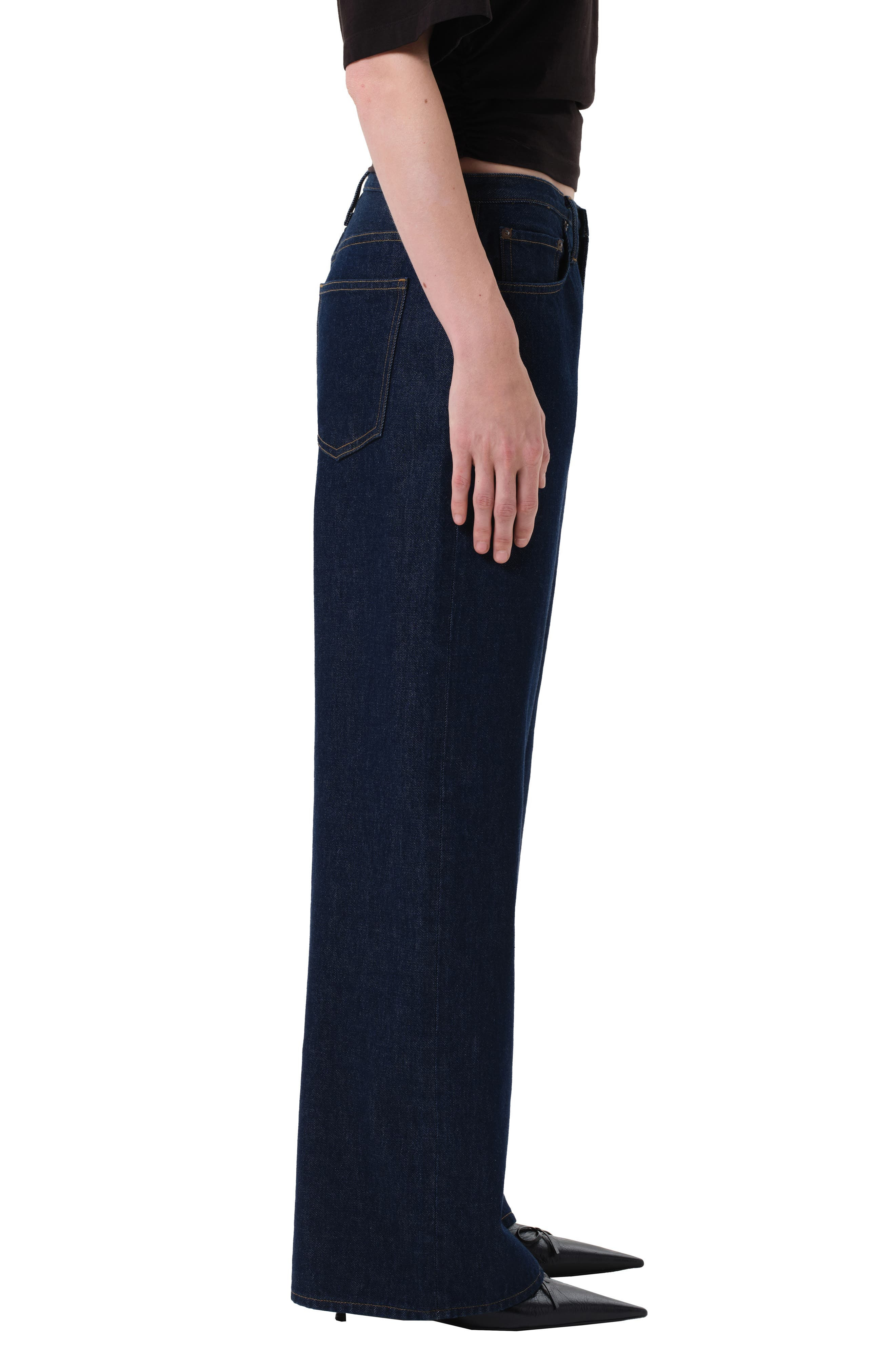 AGOLDE Kiera Low Rise Wide Leg Jeans in Rinse Rinse at Nordstrom - 3
