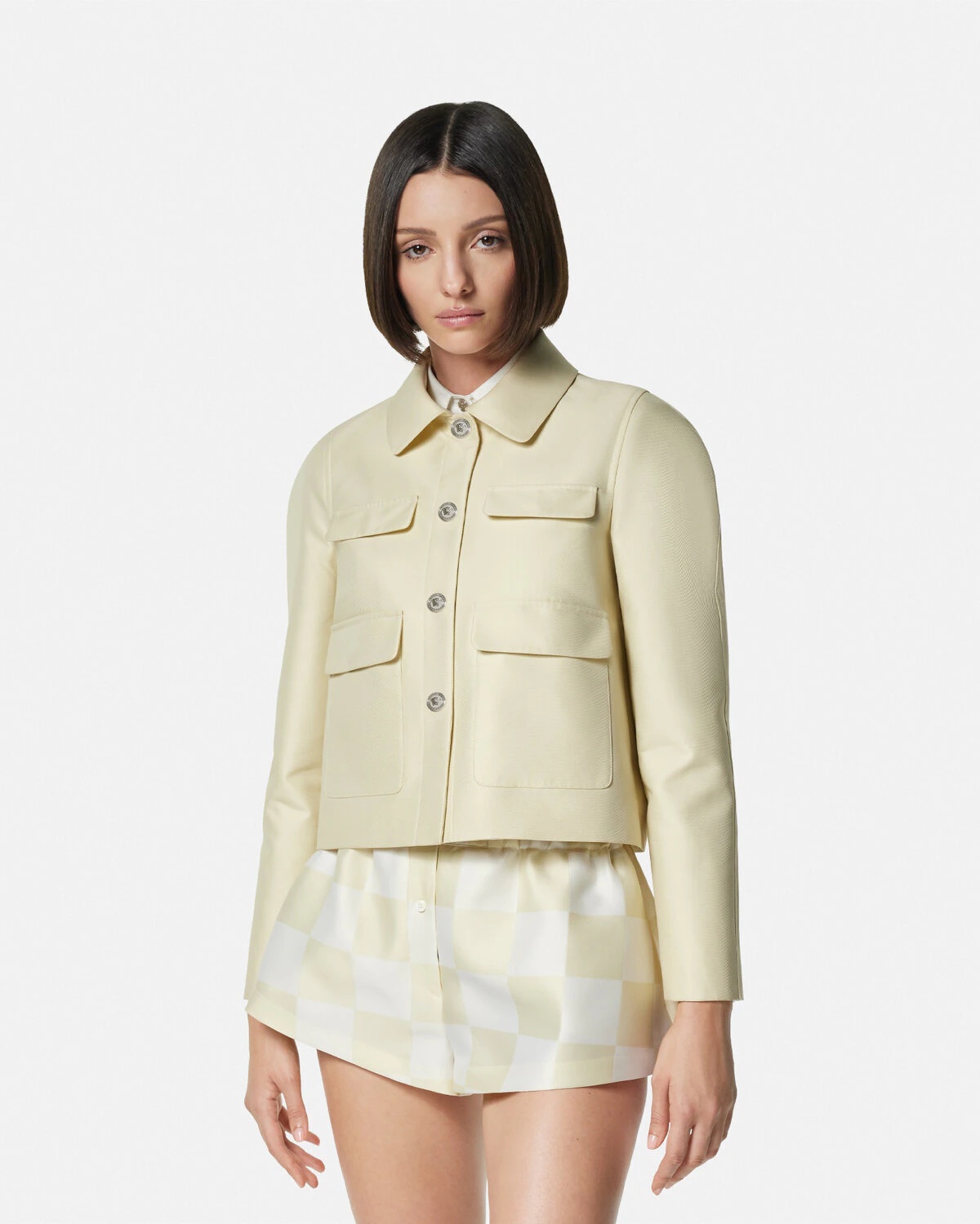 Duchesse Crop Blouson Jacket - 4