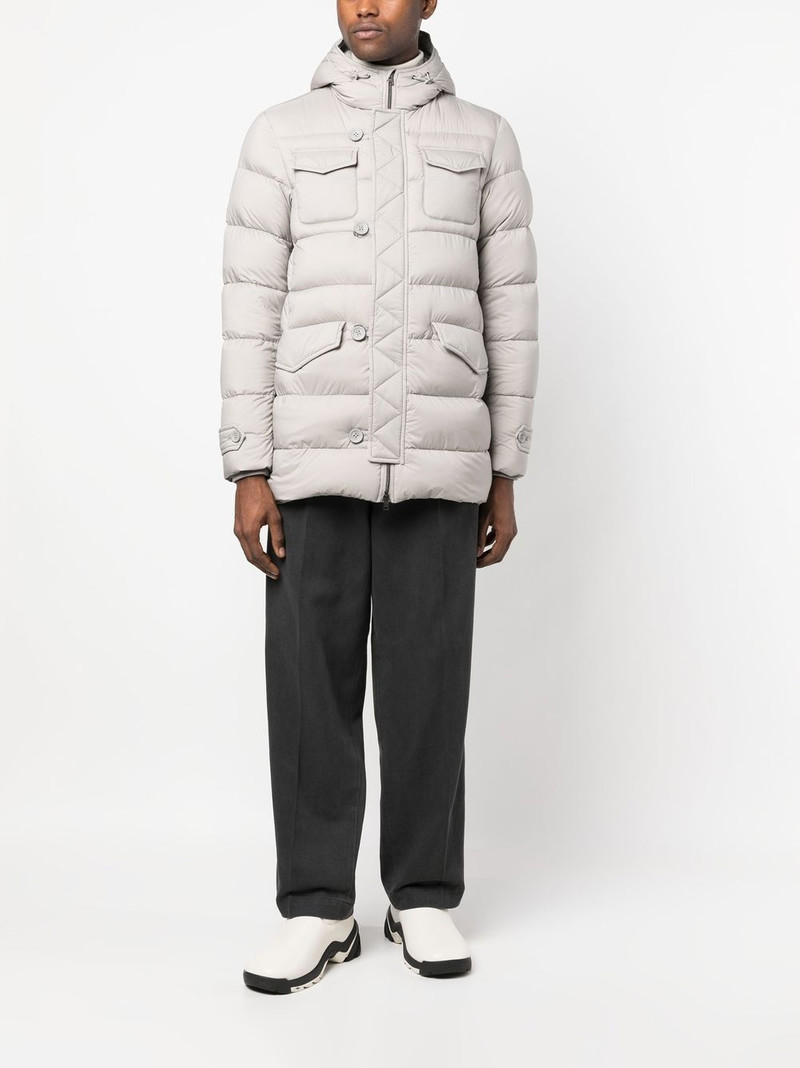 Herno multi-pocket goose down jacket outlook