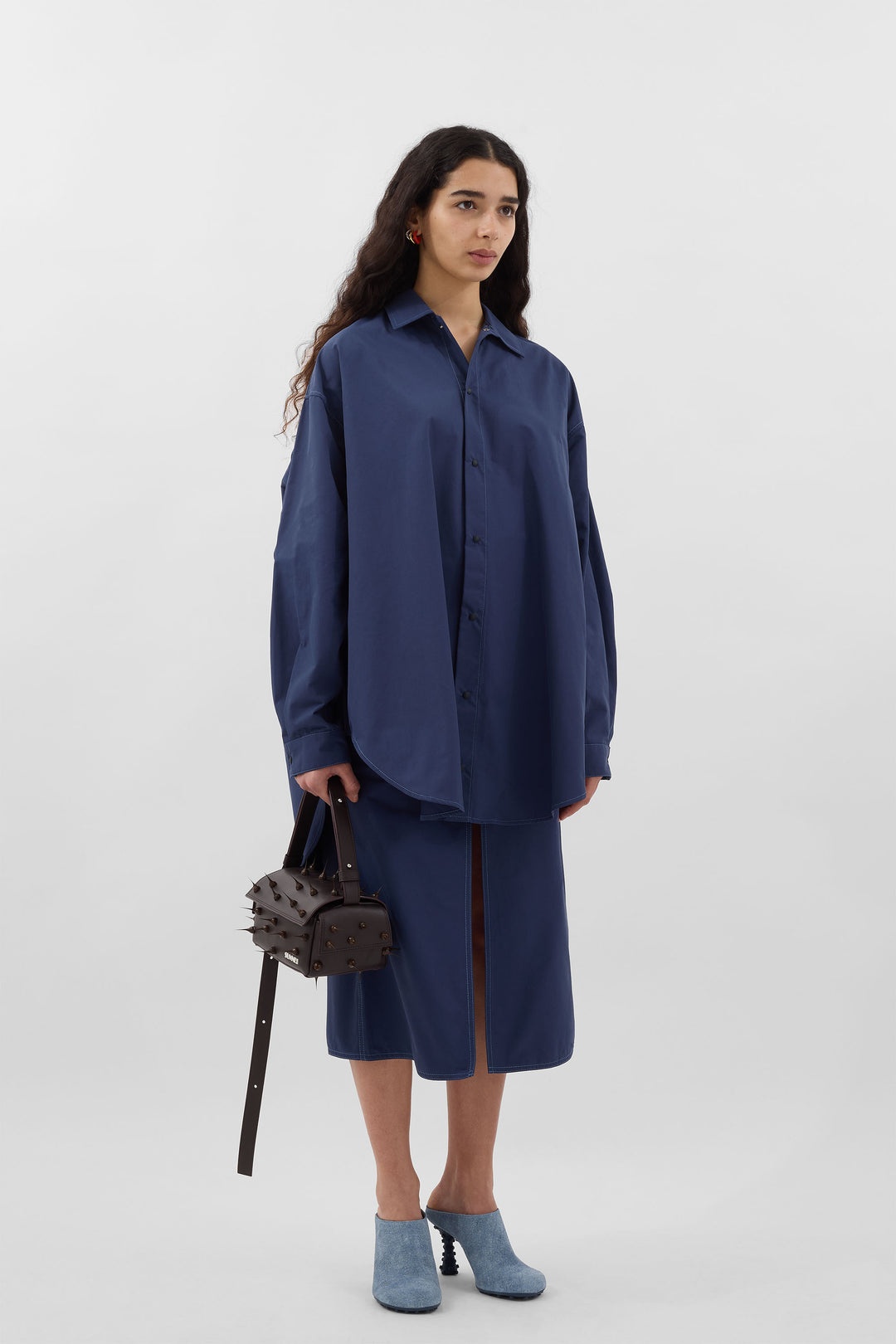 MEGA OVER SHIRT / blue - 2