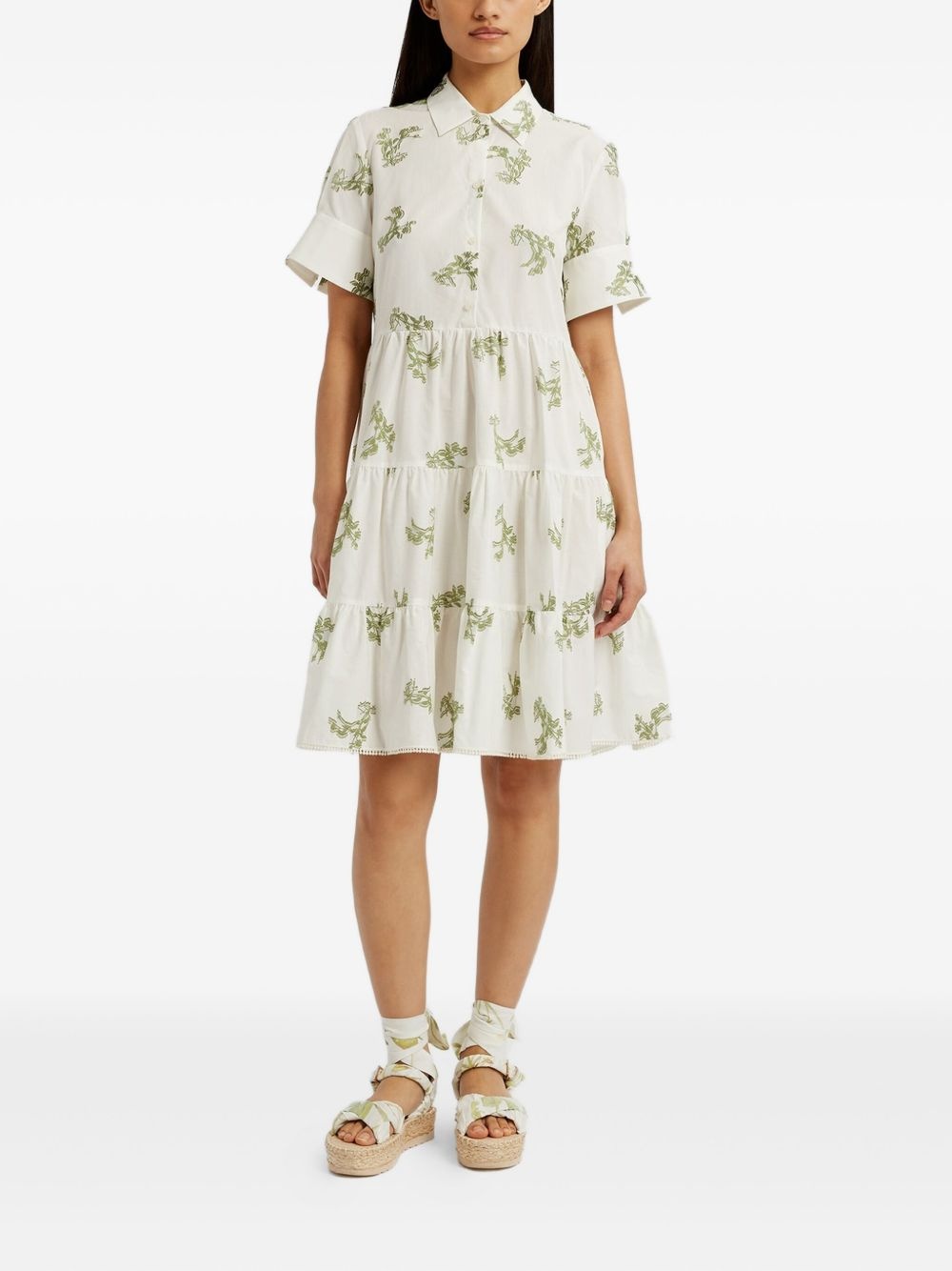 short-sleeve shirt dress - 3